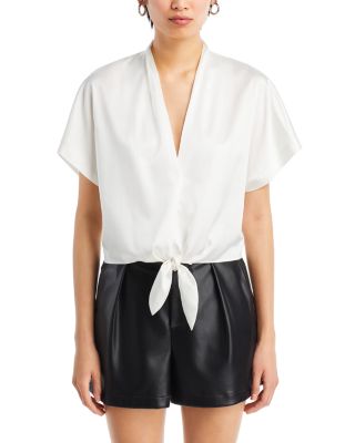 Caro Tie Front Top