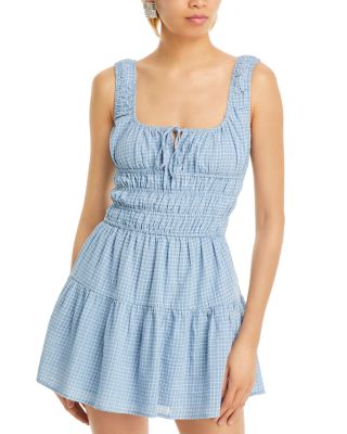 Nia Salt Square Neck Babydoll Dress