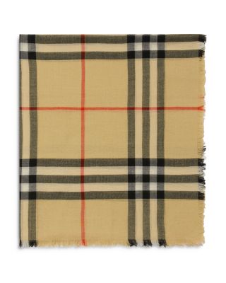 Burberry - Check Wool Scarf