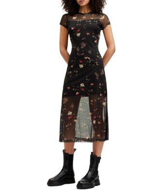 ALLSAINTS Hanna Kora Midi Dress | Bloomingdale's Women