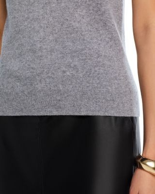 Sleeveless 100% Cashmere Sweater - Exclusive