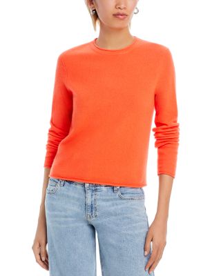 AQUA - Rolled Edge Cashmere Sweater - Exclusive