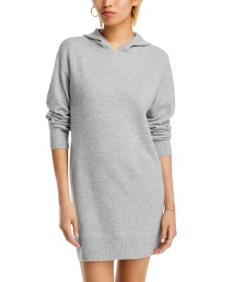 AQUA - Cashmere Hoodie Mini Dress - Exclusive