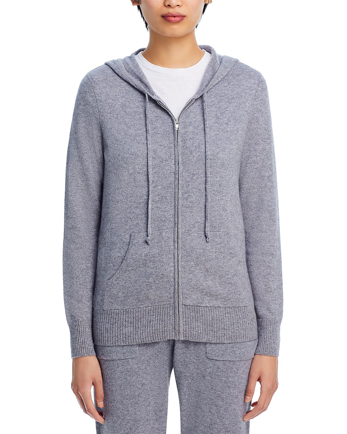 C by Bloomingdale's Cashmere Zip Hoodie - Exclusive