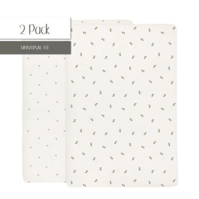 Waterproof Pack N Play | Mini Portable Crib Sheet Set - Age 0-9 Months