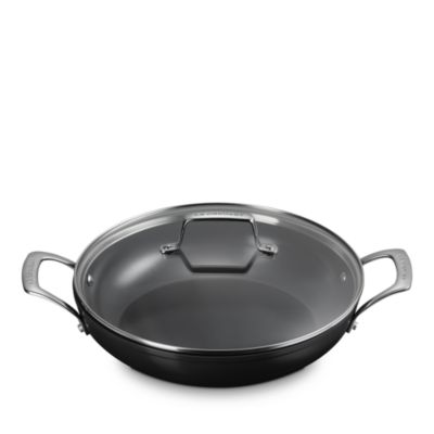 Le Creuset - Essential Nonstick Ceramic 3.5 Qt. Shallow Braiser with Glass Lid