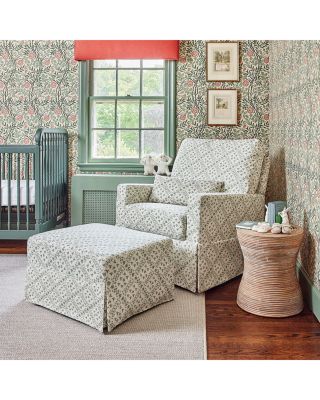 Crawford Water Repellent & Stain Resistant Gliding Ottoman