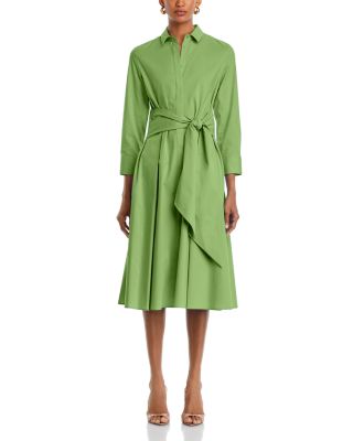 Debra Tie Waist Shirt Dress
