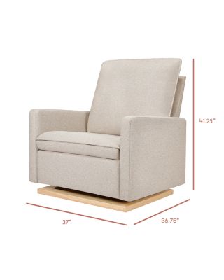 Cali Pillowback Water Repellent & Stain Resistant Chair and a Half Glider