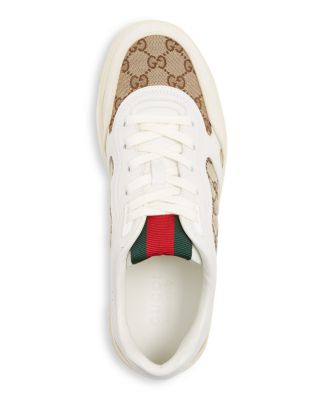 Men's Re-Web Low Top Canvas and Leather Sneakers