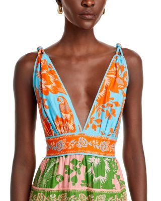 Lace Garden Color Blocked Dress