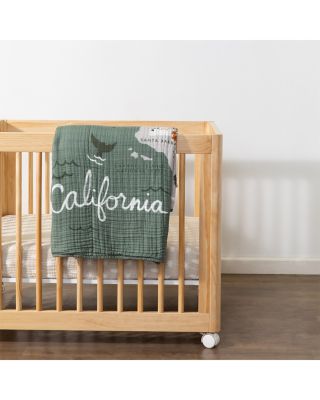 All Stages Midi Crib Sheet in GOTS Certified Organic Muslin Cotton