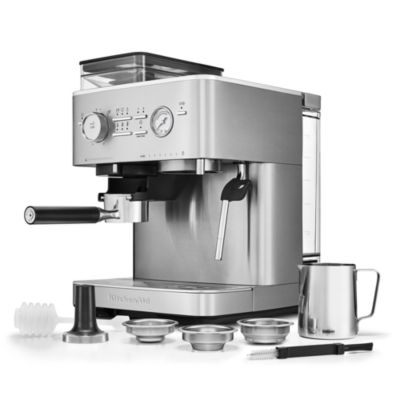 Semi Automatic Espresso Machine with Grinder