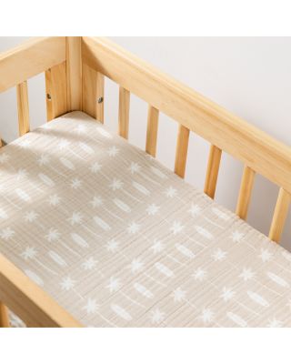 All Stages Bassinet Sheet in GOTS Certified Organic Muslin Cotton