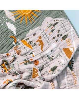 Quilt in 3 Layer GOTS Certified Organic Muslin Cotton