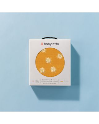 Quilted Changing Pad Cover in GOTS Certified Organic Muslin Cotton