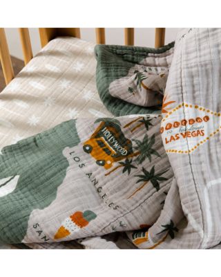 Crib Sheet in GOTS Certified Organic Muslin Cotton