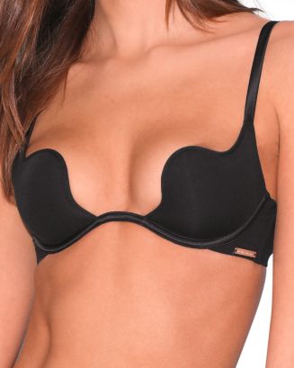 【関税込み】Fleur du Mal ブラック Untie Me ハーフカップブラ Fleur du Mal Le Stretch Micro U Plunge Bra | Bloomingdale's