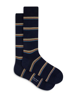 Paul Smith - Signature Block Stripe Crew Socks