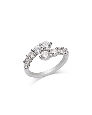 Bloomingdale's Diamond Bypass Ring In 14k White Gold, 2.0 Ct. T. W. In White