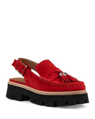 Donald Pliner Women's Tassel Slingback Loafer Flats