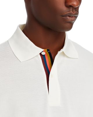 Striped Placket Polo