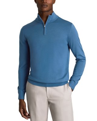 REISS - Blackhall Regular Fit Mock Neck Merino Wool Sweater