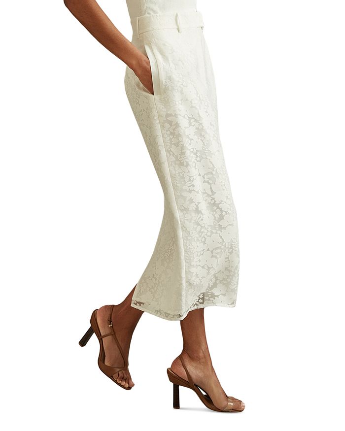 reiss leila burnout dress