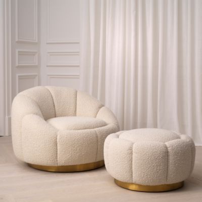 Inger Swivel Ottoman