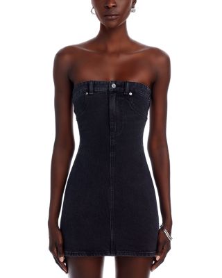 alexanderwang.t Stretch Denim Tube Dress | Bloomingdale's