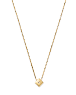 Zoë Chicco 14k Yellow Gold Princess Diamond Nugget Pendant Necklace, 0.02 Ct. T. W. In Gold