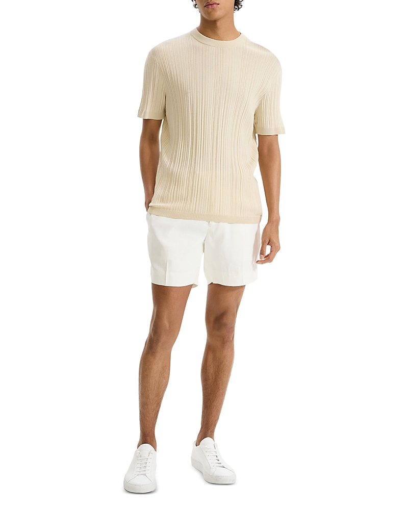 Theory Damian Tee In Cotton In Sand