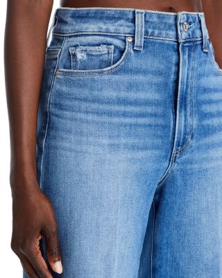 Anessa 31&amp;quot; High Rise Wide Leg Jeans in Flamenco Distressed