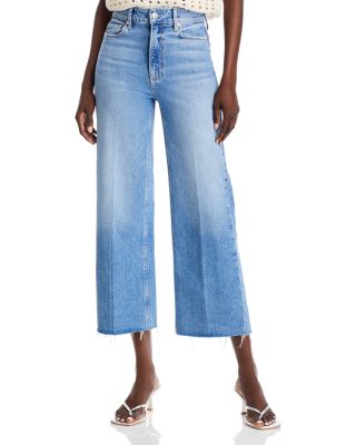 PAIGE - Anessa High Rise Wide Leg Ankle Jeans