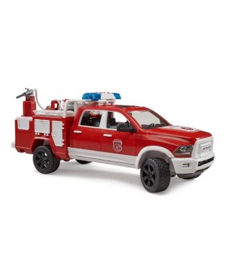  Unisex RAM Fire Service Truck with Light and Sound Module Storage compartments with doors on both sides, rotating water - Ages 11+