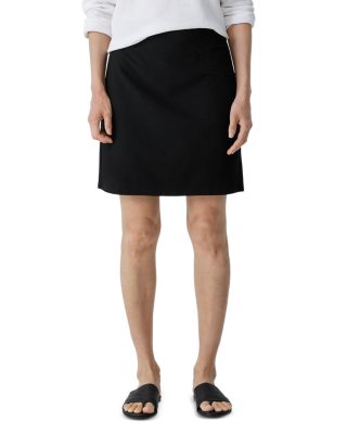 Eileen Fisher Petites - Stretch Crepe Mini Skirt