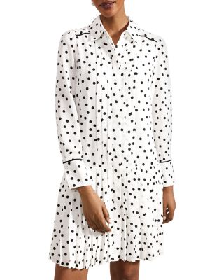 HOBBS LONDON - Francesca Pleated Shirt Dress