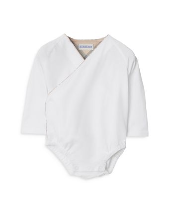 Unisex Rizza Cotton Bodysuit & Check Bandana Bib Set - Baby