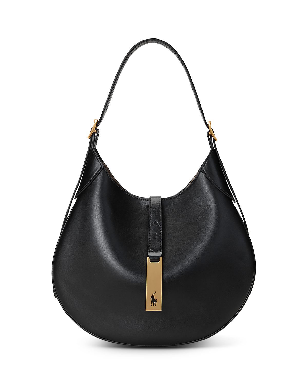 Polo Ralph Lauren Polo Id Leather Small Shoulder Bag