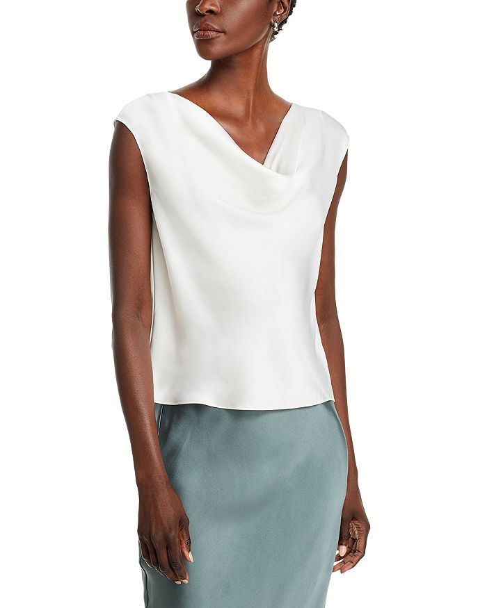 CLAUDE PYTHON COWL NECK TOP main image 0