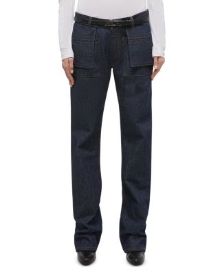 Helmut Lang - Brooklyn Straight Leg Utility Jeans in Raw Indigo