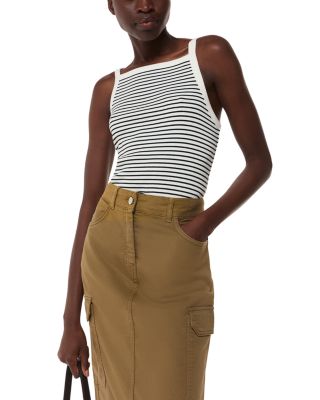 Striped Sleeveless Top