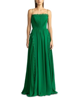 Zac Posen - Lace Trim Gown