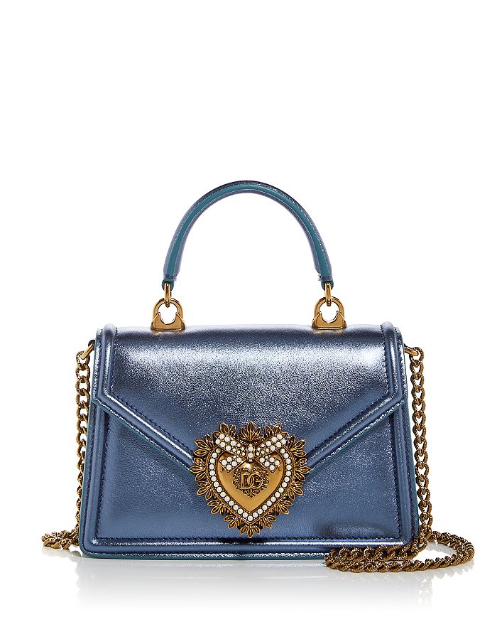 Dolce & Gabbana Devotion Small Leather Shoulder Bag | Bloomingdale's