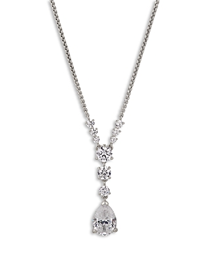 NADRI HALLE CUBIC ZIRCONIA LARIAT NECKLACE, 16-18