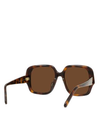 Thin Square Sunglasses, 54mm