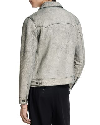 Weldon Leather Full Zip Western Jacket