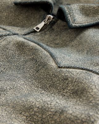 Weldon Leather Full Zip Western Jacket