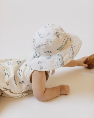 Unisex Life Aquatic Cotton Bucket Hat - Baby