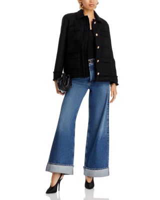 THE TOE TWEED JACKET ブラック 13732916_fpx.tif?$filterlrg$&